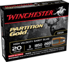Winchester Ammo SSP203 Supreme Partition Gold Slug 20 Gauge 3" 260 GR Sabot Slug Shot 5 Bx/ 20 - Winchester - View 1