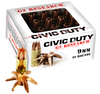 G2 Research CIVIC Civic Duty 9mm Luger 96 GR Hollow Point 20 Bx/ 25 Cs - G2 Research - View 1
