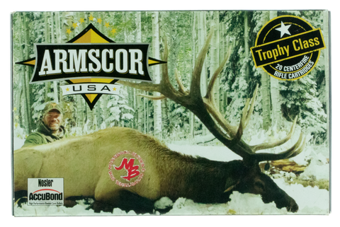 Armscor FAC375HH300G 375 Holland & Holland Magnum 300 GR AccuBond 20 Bx/ 8 Cs