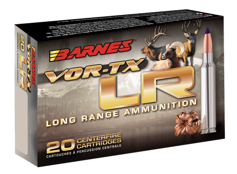 Barnes Bullets 28986 VOR-TX 6.5 Creedmoor 127 GR LRX Boat Tail 20 Bx/ 10 Cs
