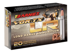 Barnes Bullets 28986 VOR-TX 6.5 Creedmoor 127 GR LRX Boat Tail 20 Bx/ 10 Cs
