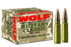 Wolf MC762BFMJ Military Classic 7.62x39mm 124 GR Full Metal Jacket 20 Bx/ 50 Cs 1000 Total - 1000 Rounds