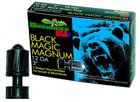 Brenneke SL123BMM Black Magic Magnum 12 Ga 3" 1-3/8oz Slug 5Box/40Case