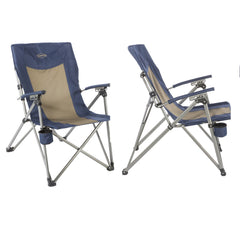 Kamp-Rite 3 Position Hard/Arm Reclining Chair w/Cup Holder
