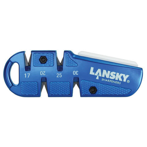 Lansky QuadSharp Multi Angle Knife Sharpener-Blue