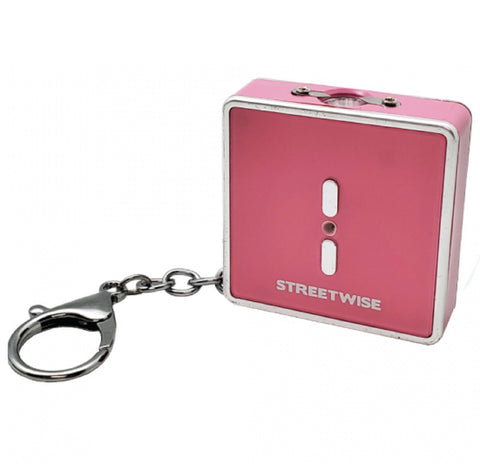 Streetwise Square Off 26m Keychain Stun Gun Pink