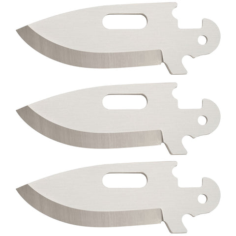 Cold Steel Click N Cut Replacement Blades 3 pcs Drop Point