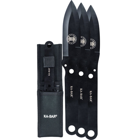 KA-BAR Throwing Knife Set with Sheath 3 Pcs