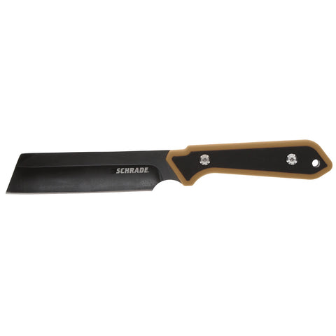 Schrade Fixed 4.25 in Cleaver Blade GFN Handle