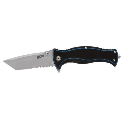 M and P Officer Folder 3.1 in Combo Blade G-10 Handle
