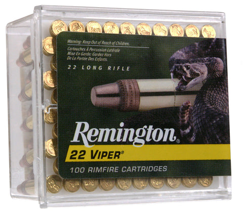 Remington Ammunition 1900 Viper 22 LR Truncated Cone Solid 36 GR 100Box/50Case - 100 Rounds
