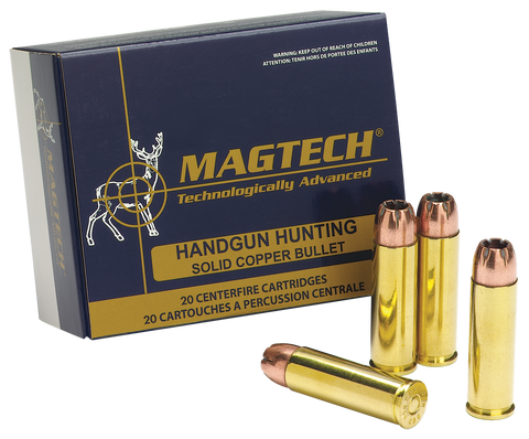 Magtech 500A Sport Shooting 500 Smith & Wesson Magnum 400 GR Semi-Jacketed Soft Point 20 Bx/ 25 Cs