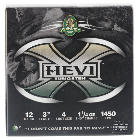 Hevishot 50304 Hevi-X Waterfowl 12 Gauge 3" 1-1/4 oz 4 Shot - 25 Rounds