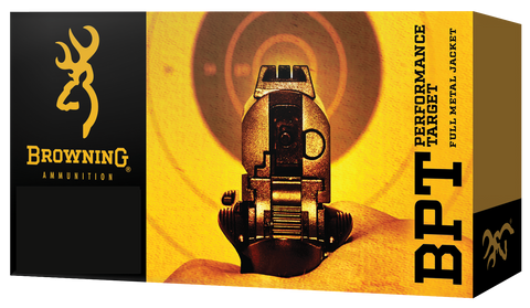 Browning Ammo B191800381 BPT Performance 38 Special 130 GR Full Metal Jacket 50 Bx/ 10 Cs