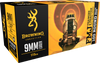 Browning Ammo B191800094 Training & Practice 9mm Luger 115 GR Full Metal Jacket 100 Bx/ 5 Cs - 100 Rounds - Browning - View 1