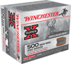 Winchester Ammo X500SW Super-X 500 Smith & Wesson 350 GR Jacketed Hollow Point 20 Bx/ 10 Cs