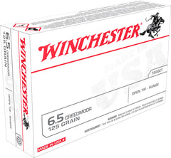 Winchester Ammo USA65CM USA 6.5 Creedmoor 125 gr Open Tip Range 20 Bx/ 10 Cs