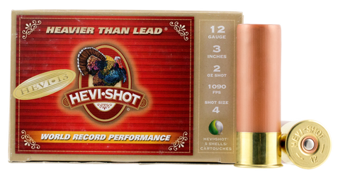 Hevishot 43024 Hevi-13 Turkey 12 Gauge 3" 2 oz 4 Shot 5 Bx/ 10