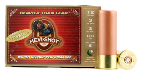 Hevishot 43026 Hevi-13 Turkey 12 Gauge 3" 2 oz 6 Shot 5 Bx/ 10