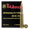 Tulammo TA127091 Centerfire Rifle 50 Browning Machine Gun (BMG) 680 GR Full Metal Jacket 10 Bx/ 6 Cs