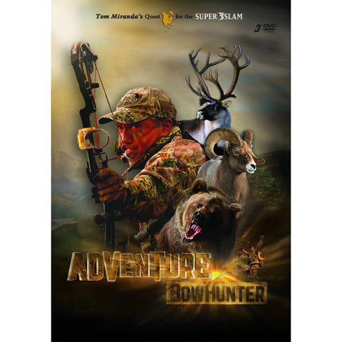 Tom Miranda Adventure Bowhunter 3 DVD Set