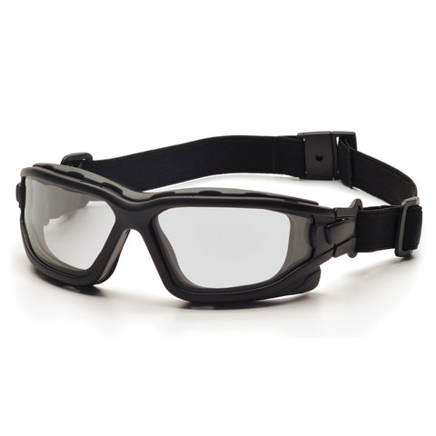 Pyramex I-Force Black Frame Clear AF Lens Sealed Eyewear