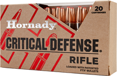 Hornady 80260 Critical Defense 223 Remington 73 GR Flex Tip Expanding 20 Bx/ 10 Cs
