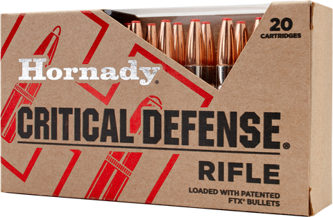 Hornady 80270 Critical Defense 223 Remington 55 GR Flex Tip Expanding 20 Bx/ 10 Cs