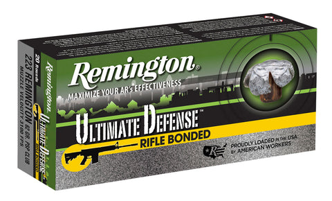 Remington Ammunition RD223R4 Ultimate Defense 223 Remington/5.56 NATO 62 GR Core-Lokt Ultra Bonded PSP 20 Bx/ 10 Cs