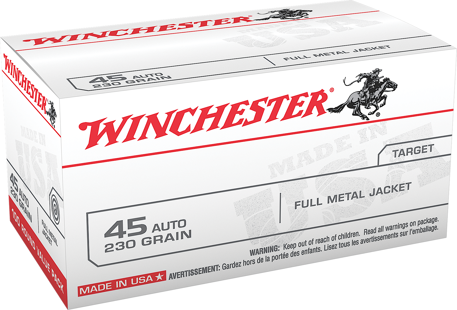 Winchester Best Automatic Colt ACP 5 FMJ Ammo