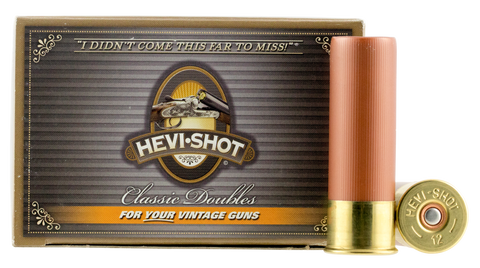 Hevishot 11135 Classic Doubles Vintage 12 Gauge 3" 1-1/4 oz 5 Shot 10 Bx/ 10