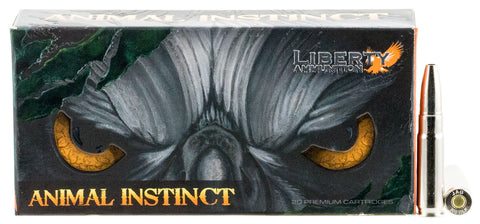 Liberty Ammunition LAHAC300044 Animal Instinct 300 AAC Blackout/Whisper (7.62x35mm) 96 GR Copper Hollow Point 20 Bx/ 10 Cs