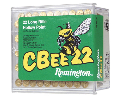 Remington Ammunition CB22L100 Cbee 22 Long Rifle Hollow Point 30GR 100Box/50Case - 100 Rounds