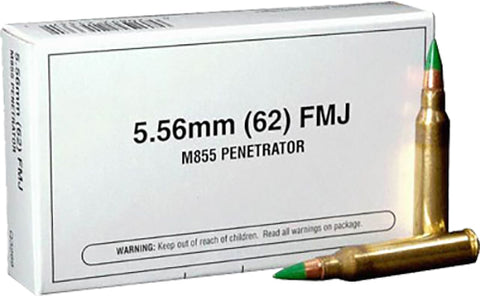 Winchester Ammo Q3269 Best Value 223 Remington/5.56 NATO 62 GR Full Metal Jacket 20 Bx/50 Cs
