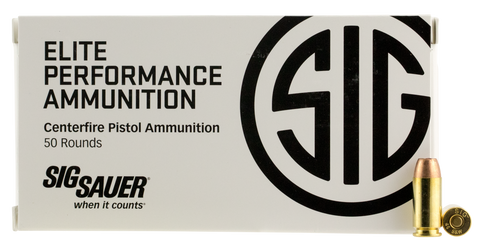 Sig Sauer E40SW150 V-Crown 40 Smith & Wesson (S&W) 165 GR Jacketed Hollow Point 50 Bx/ 20 Cs