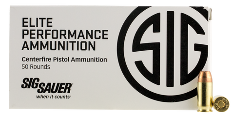 Sig Sauer E45AP150 V-Crown 45 Automatic Colt Pistol (ACP) 200 GR Jacketed Hollow Point 50 Bx/ 20 Cs