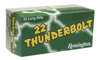 Remington Ammunition TB22B Thunderbolt 22 LR Round Nose 40 GR 500Box/10Case - 500 Rounds