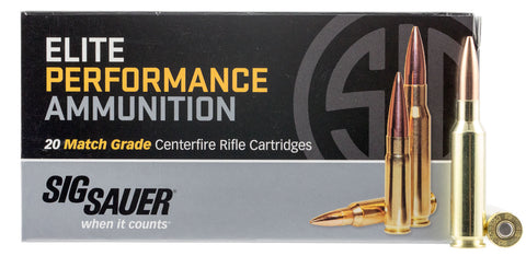 Sig Sauer E65CM120 Match Grade 6.5 Creedmoor 140 GR Open Tip Match 20 Bx/ 10 Cs