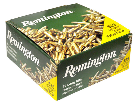 Rem Ammo 1622C 22LR 36GR Plated Hollow Point (6300rds total) 525Bx/12Cs - 6300 Rounds