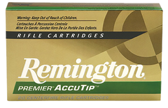 Remington Ammunition PRA22HNA Premier 22 Hornet AccuTip 35 GR 50Box/10Case