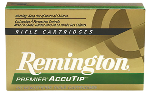 Remington Ammunition PRA2250RB Premier 22-250 Rem AccuTip 50 GR 20Box/10Case