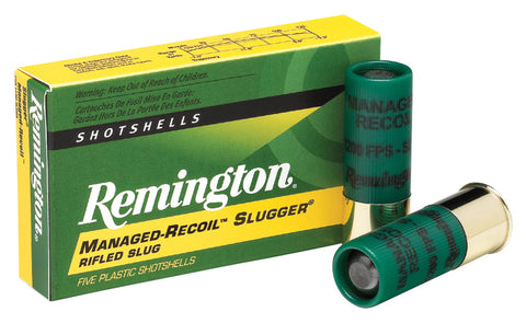 Remington Ammunition RL12RS Slugger 12 Gauge 2.75" 1 oz Slug Shot 5 Bx/ 20 Cs