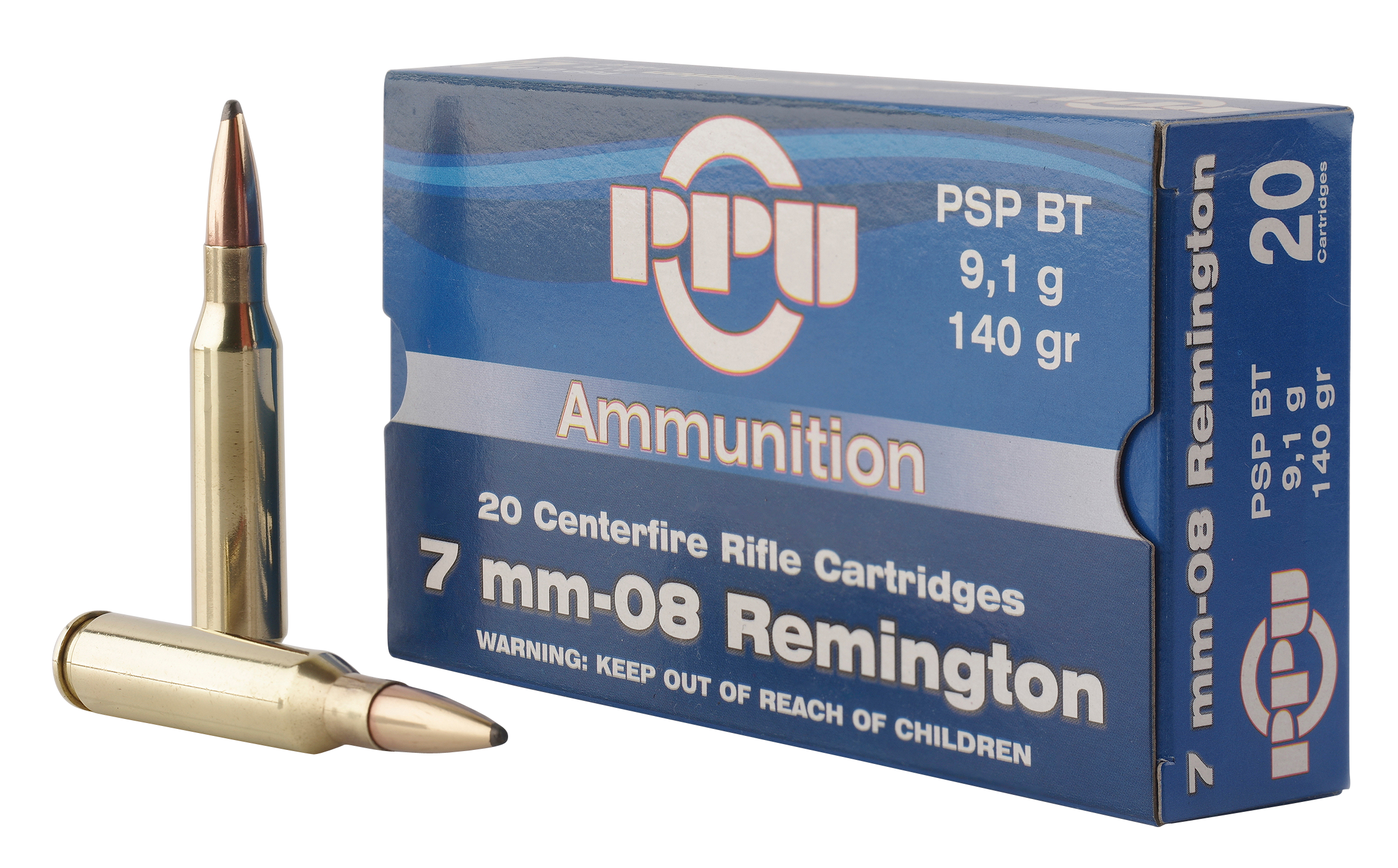 PPU Metric Pointed SP Boat Tail Ammo