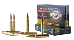 PPU PP8F Metric Rifle 8mm Mauser 198 GR Full Metal Jacket 20 Bx/ 10 Cs