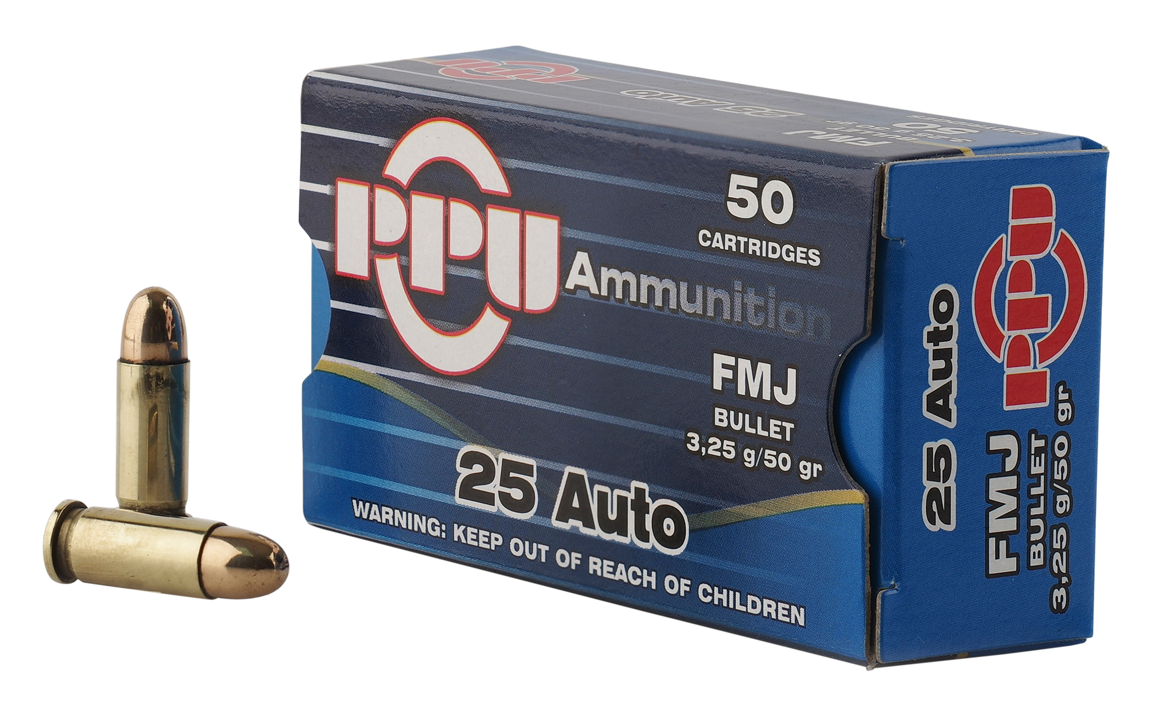 PPU Automatic Colt FMJ Ammo