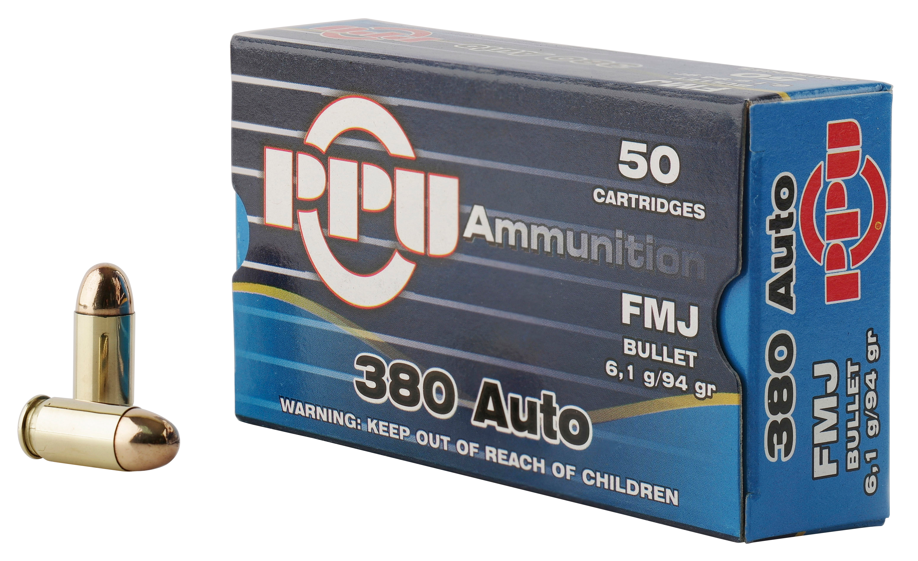 PPU Automatic Colt ACP FMJ Ammo