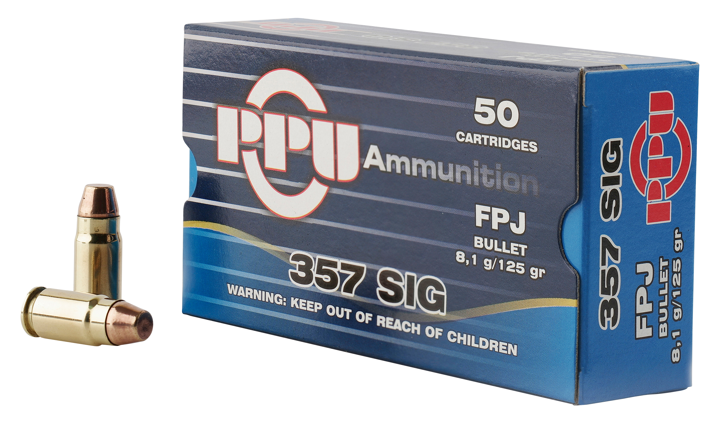 PPU Flat Point Jacketed Ammo