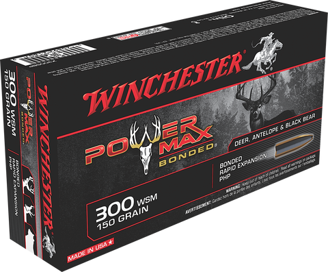 Winchester Ammo X300SBP Super-X 300 Winchester Short Magnum 150 GR Power Max Bonded 20 Bx/ 10 Cs
