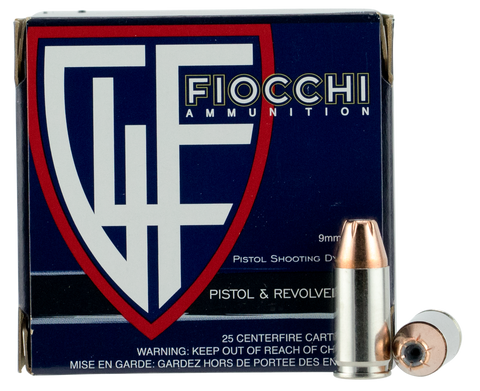 Fiocchi 9XTPC25 Extrema 9mm 124GR XTP JHP 25Box/20Case