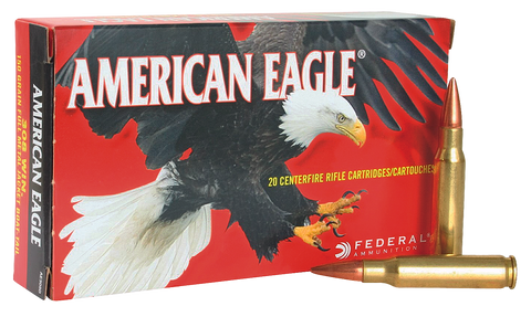 Federal AE3006N American Eagle 30-06 Springfield 150 GR Full Metal Jacket Boat Tail 20 Bx/ 25 Cs